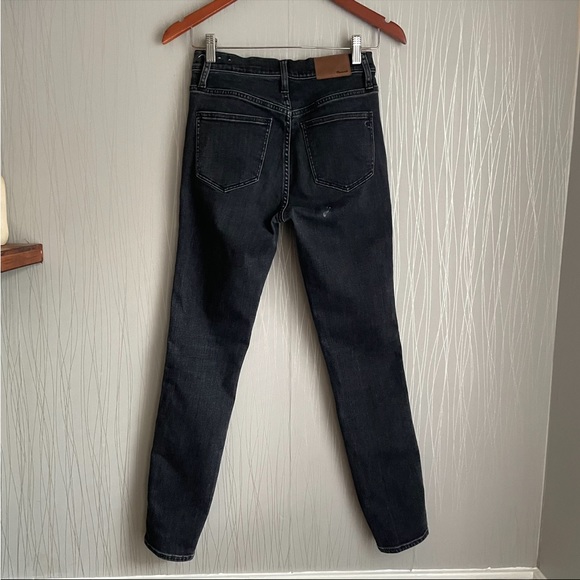 Madewell 10” High Rise Black Skinny Jeans Size 26 - Picture 6 of 12